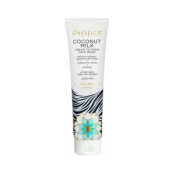 Pacifica Beauty Coconut Milk Cream to Foam Face Wash | Best vegan makeup remover