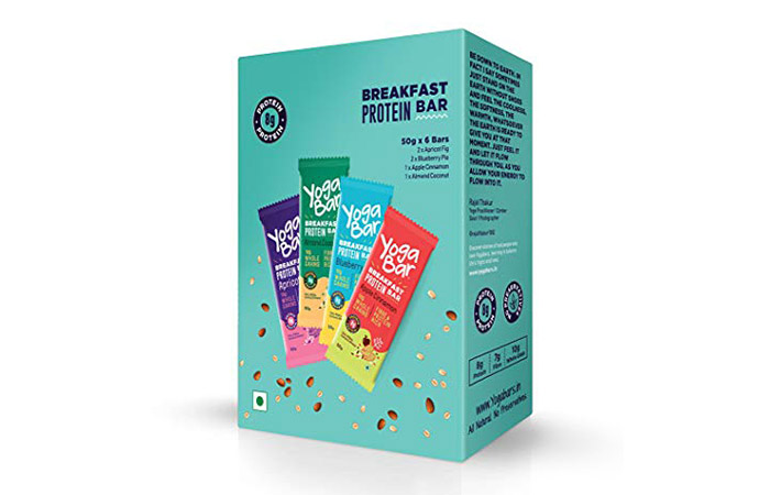 8. Yogabar Breakfast Protein Nutrition Bar
