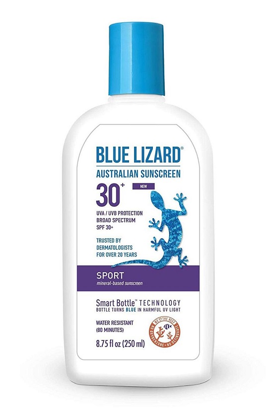 1. Blue Lizard Sport Mineral-Based Sunscreen
