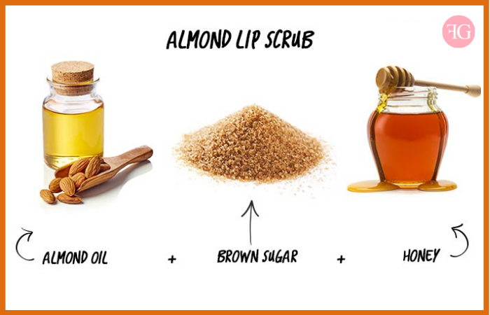Homemade Lip Scrub - Almond Lip Scrub