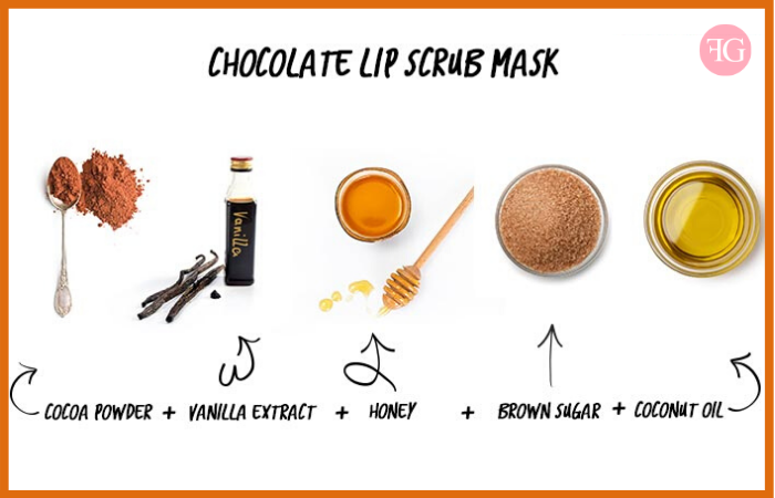 Homemade Lip Scrub - Chocolate Lip Scrub Mask