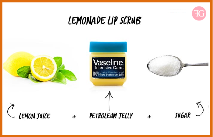 Homemade Lip Scrub - Lemonade Lip Scrub