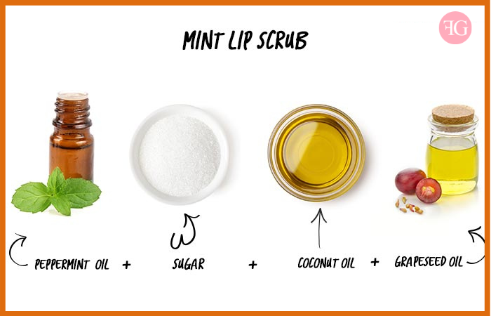 Homemade Lip Scrub - Mint Lip Scrub