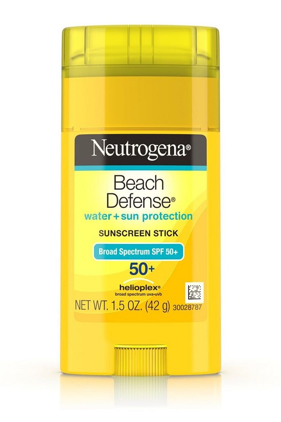 10. Neutrogena Beach Defense Sunscreen Stick