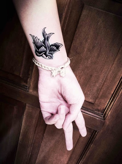 Tattoos For Girls On Wrist-Spread your wings