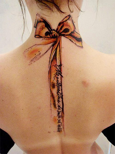 tattoo on neck