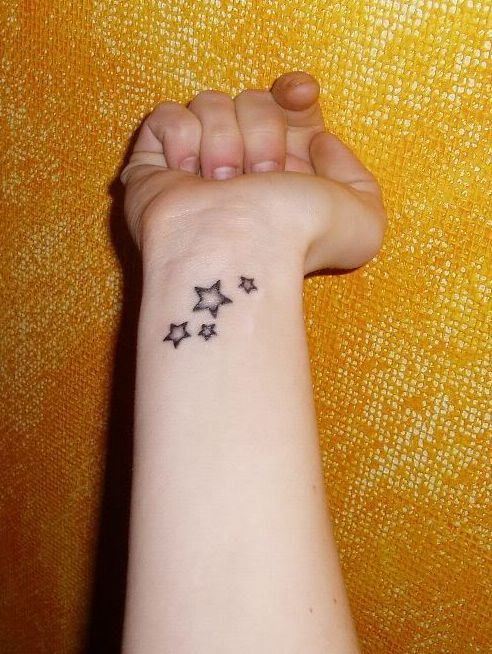 Small Star Tattoos On Wrist