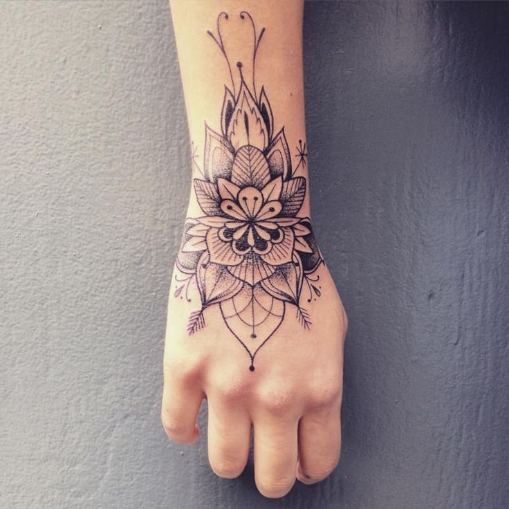 Upper Wrist Tattoo For Girls