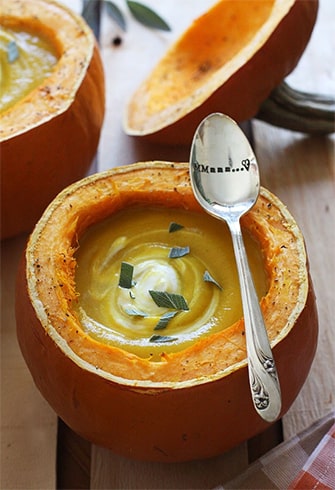 7. Roasted Pumpkin Sage Soup