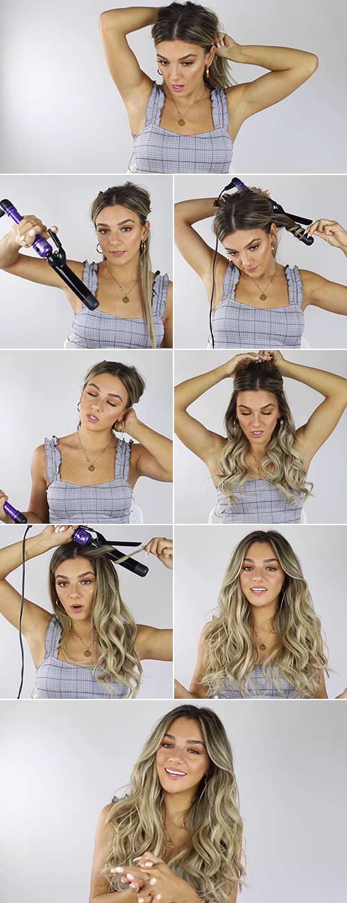 Beach Waves With A Curling Iron