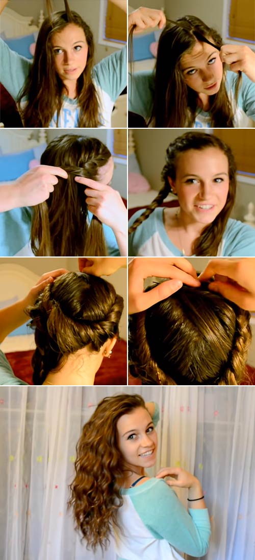 Beach Waves With French Twist