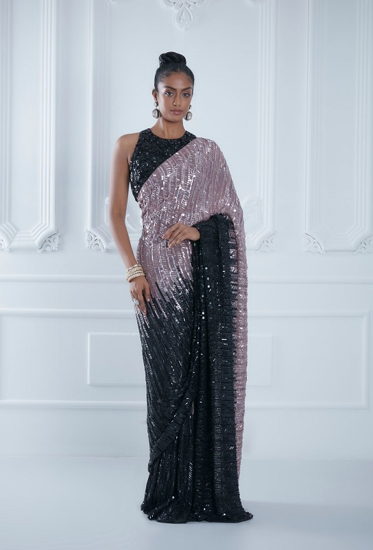 Shimmer sari