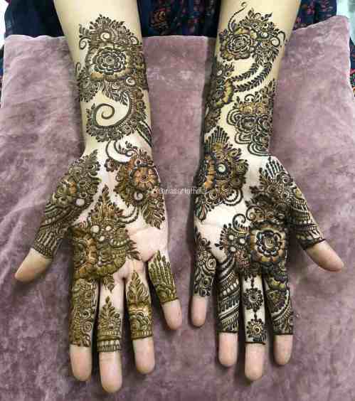 Unique Bridal Mehndi Desings For Wedding
