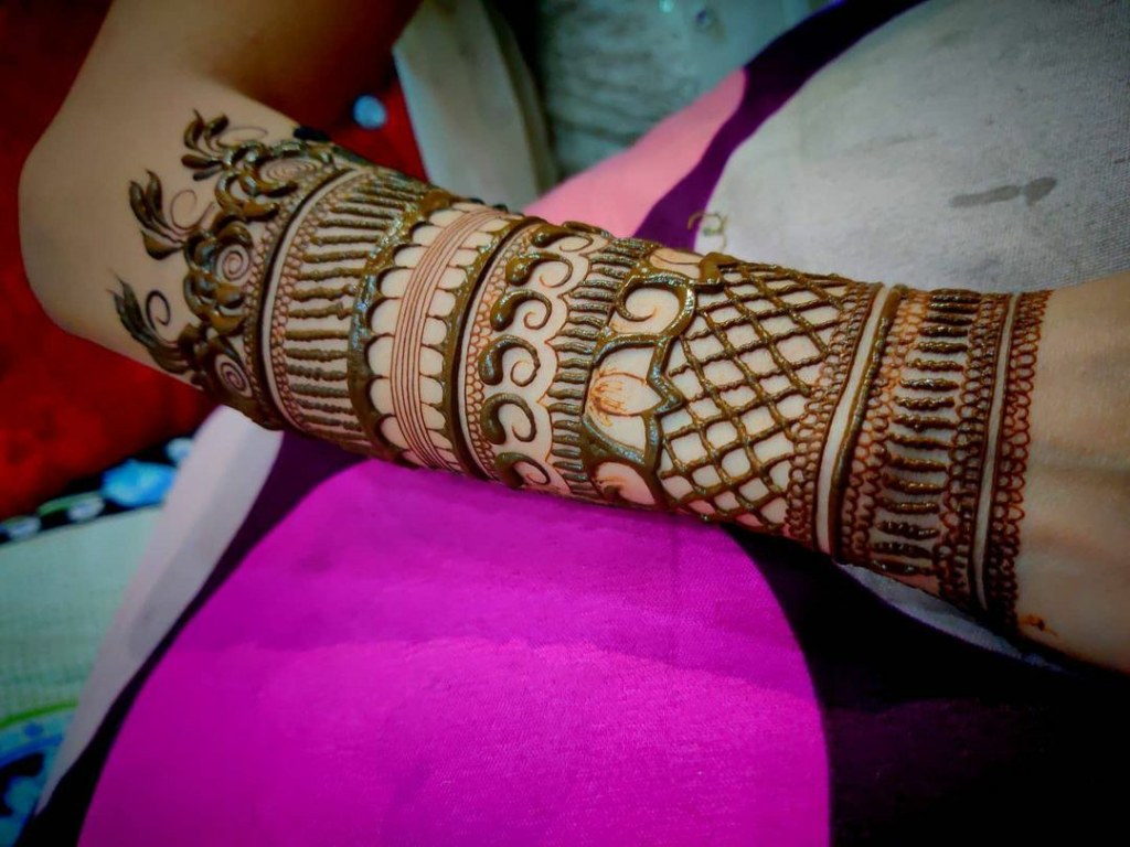 Arm Mehndi Design For Bride For Wedding