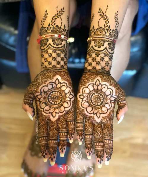 Latest Bridal Mehndi Design For Wedding