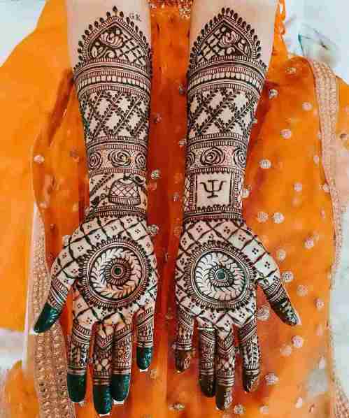 Beautiful Bridal Mandala Mehndi Design
