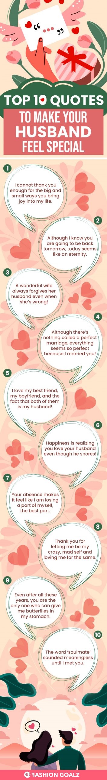 top 10 quotes to make your husband feel special (infographic)
