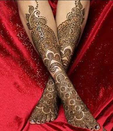 Mehndi Design For Feet