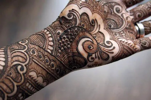 Full Hand Henna Design For Girls
