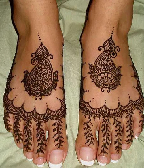 Foot Design Mehndi