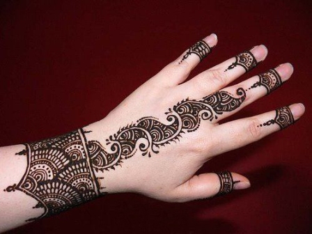Gujarati Mehndi Designs for Hands